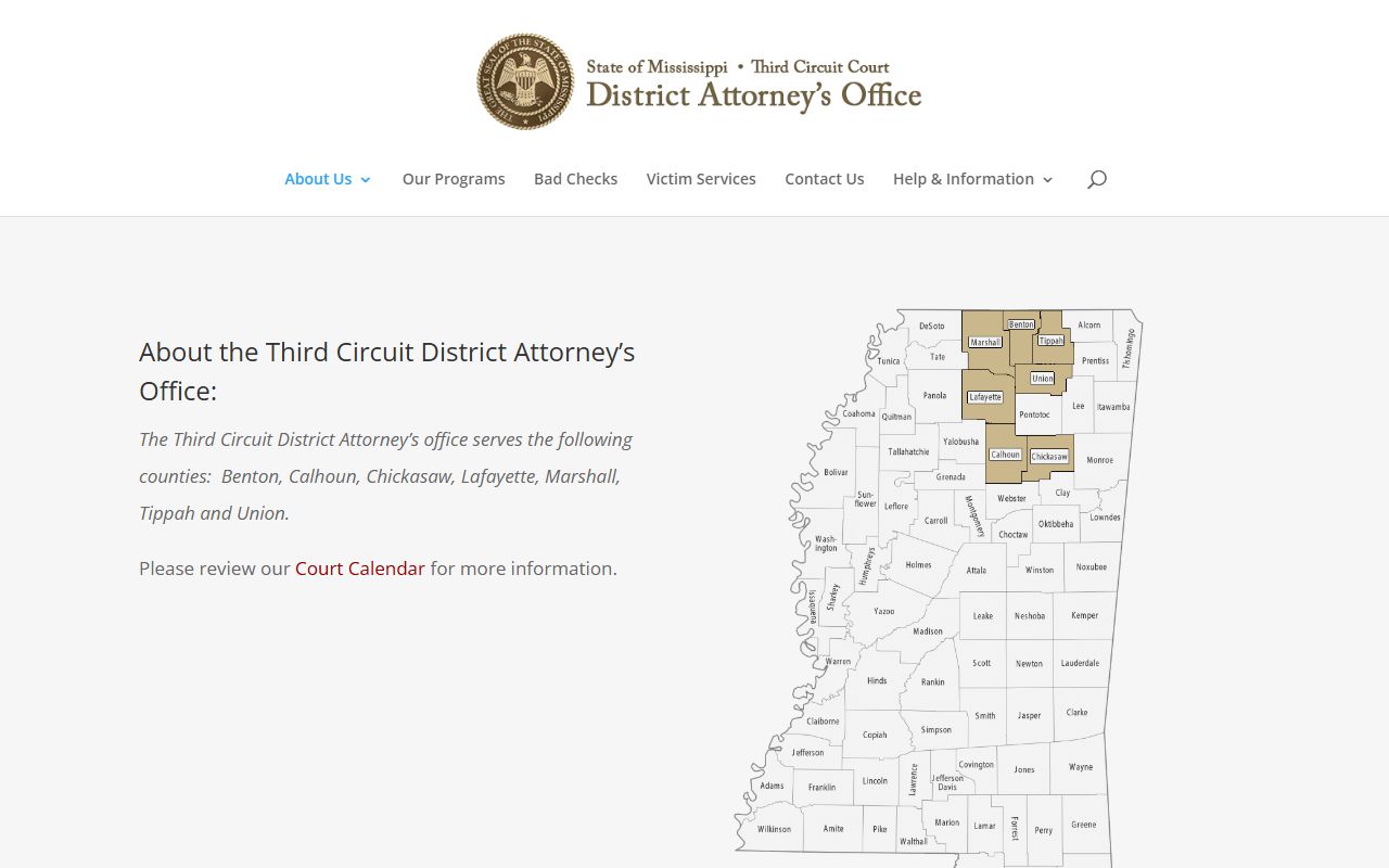 Union County Circuit Court records and the Third Circuit District Attorney site